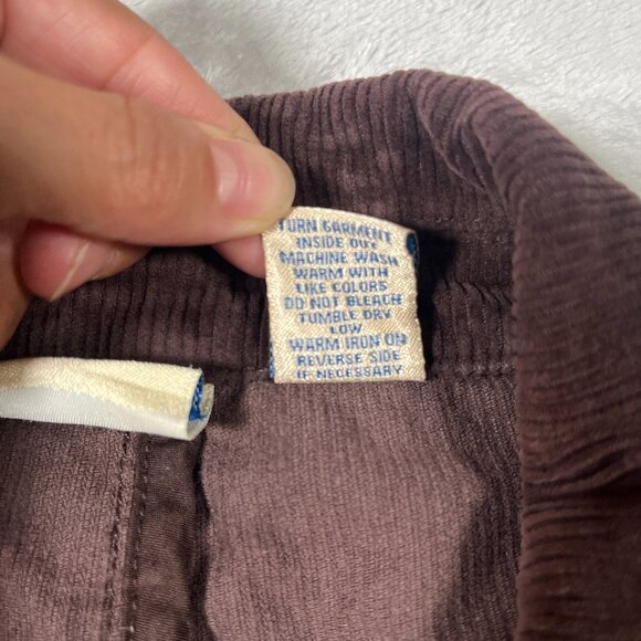 Vintage Falls Creek Corduroy Blazer Womens Large Buttons Chocolate Brown Preppy - Picture 3 of 7